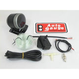 Autogauge 60agbo-RSM RSM60 Boost Meter, Angel Ring, Black Face White LED, With Warning Function, 60 Pie