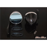 Shield type fender mirror left and right set carbon MM72-0001-C