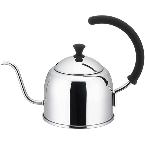 Miyazaki Seisakusho MCO-1 Miyacoffee Coffee Pot, 0.3 fl oz (0.9 L), Induction Compatible, Mirror