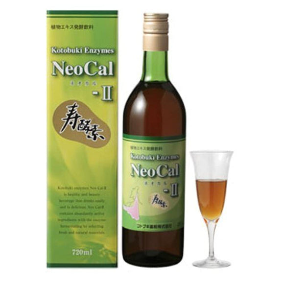 Kotobuki Enzyme Neocal 2 Enzyme Drink Plant Extract Fermented Beverage (Enzyme Beverage) 720mL