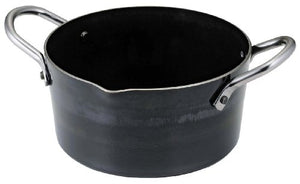 Shimomura Kohan Nabe Fried Nabe Made in Japan Iron IH compatible Tempura Fried food Tempura 16cm 33325 Tsubamesanjo