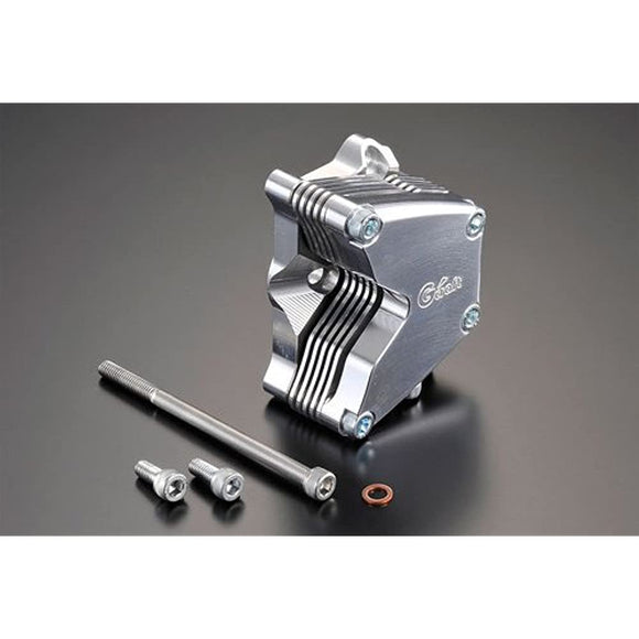 G-CRAFT 37025 Aluminum Billet Oil Cooler for Horizontal Engines, 5 Levels