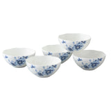 Narumi 52442-23174AZ Milan Bowl and Plate Set, 4.3 inches (11 cm), Microwave Warming, Dishwasher Safe, Original Packaging