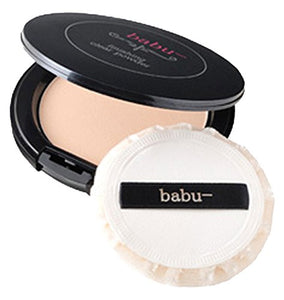 Babu Beaute Finishing Clear Powder Compact SET (with puff) 14g