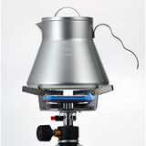 HARIO O-VCSM-50-HSV V60 Metal Coffee Server, 16.9 fl oz (500 ml), Silver, Made in China