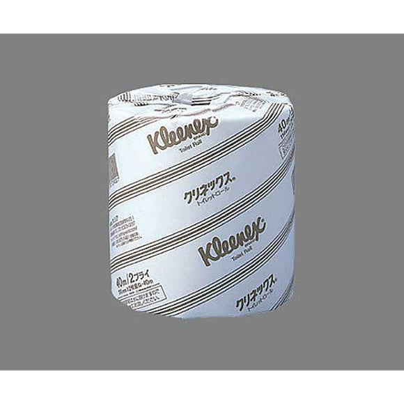 Clecia Kleenex 20110 Toilet Roll, 138.2 ft (40 m), Double, 80 Pieces