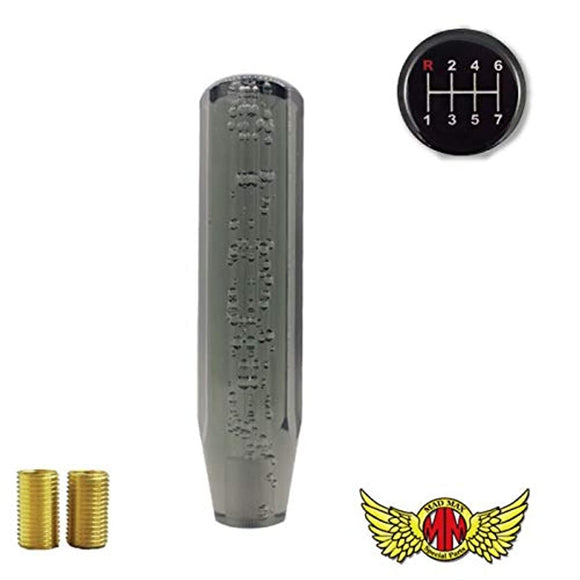 FUZO SUPER GREAT HINO PROFILE Isuzu Ud Kuon Crystal Shift Knob FOAM 200mm 200mm Smoke with Converter Adapter MM75-17117-SM