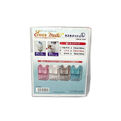 Evermate New Everhouse Spare Paper Kisuki Mesh L Refill 6000 Pieces