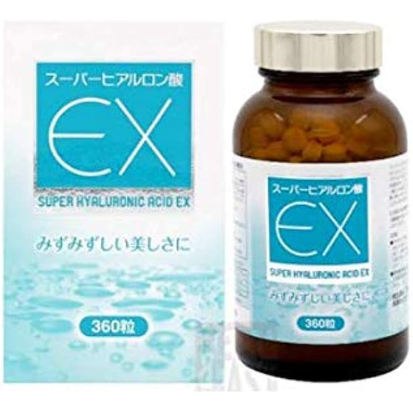 Yakuo Pharmaceutical Super Hyaluronic Acid EX 360 tablets Made in Japan
