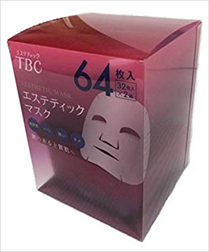 Esthetic TBC Face Mask Wine 32 Sheets (x 2)