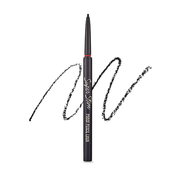 ETUDE Super Slim Proof Pencil Liner Black [Eyeliner, Eyeliner, Black] 1