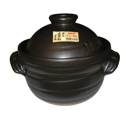 Hario Rice Cooker Clay Pot with Glass Lid 2-3 Cups