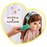 Cute and long hair popo-chan with mini hair comb and headdress
