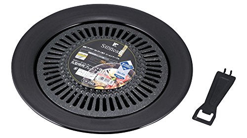 Peace Fraise Roasted Meat Plate Calorie Slim Sutonia II 30cm Round Teflon Select Processing CR-3362