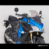 TANAX ANC-104 Napoleon Barendo Mirror C Motorcycle Bar End Mirror, Black, Left and Right USE, Round