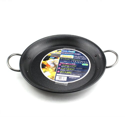 Captain Stag Glamping Kitchen Utensil Frying Pan, Paella Pan, Fiber Line