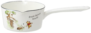 Skater ENMP1-A Enamel Double Mouth Milk Pan, 5.9 inches (15 cm), 0.4 gal (1.2 L), Disney Winnie the Pooh