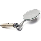 MOTOR ROCK MR-HC069H JCMA Mirror Bar End, φ3.1 inches (80 mm), Hairline, 1. Brass