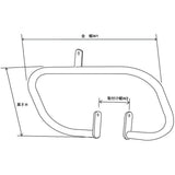 KIJIMA Bike Bike Parts Plated Decoration Bumper Front Plating Drug Star 1100/Classic YAMAHA 405-213