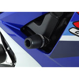 Agras Racing Slider Frame Type Logo No Juracon: Black GSX-R1000 (07-08) 342-388-000B