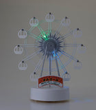 Slowly Follow to be Ferris Wheel Heal isiguro Music Box with LED Ferris Wheel 12830 White