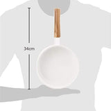 365methods YY-16S.Y Single Handle Pot, Sauce Pan, Enamel, 6.7 inches (17 cm), Induction Compatible, Yellow