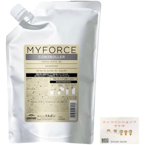 Milbon Myforce Controller Shampoo 1000ml Refill Hair Quality Improvement Bleach Hair Bleach Agent Bleaching Agent High Tone Highlight Mesh Bleached Hair Bleach Care Breakage Damage Tangle Suppression Friction Home Care Intensive Care