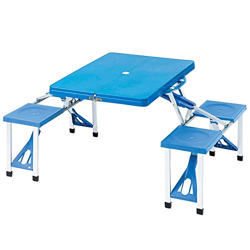 Picnic Table Set Bundok Blue Bd-190