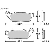 Kitako (KITACO) SBS Brake Pad 700DS-1 CBR250R ABS/SE, CBR250RR/ABS, CBR400R/ABS, 400X ABS, etc. 777-0700091