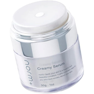 [Produced by Emiri Aizawa] Norm+ Serum Domestic Manufactured 30g Cream Highly Moisturizing Moist Gentle Super Vitamin E Human Ceramide Squalane Moisturizing Skin Conditioning Cosmetics Cosmetics [Creamy Serum]