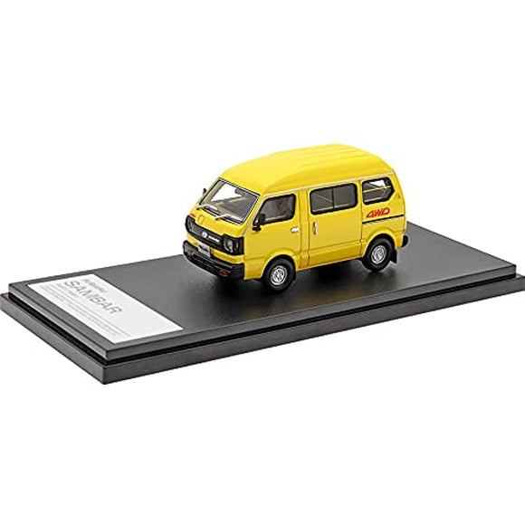 Hi Story 1/43 Subaru SAMBAR 4WD (1980) Signal Yellow Finished Product