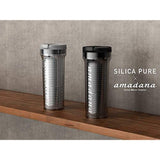 Tumbler Water Filter "Silica Pure x amadana Tumbler" (Black) Silica Water Made in Tap Water