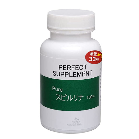 Pure Spirulina 100% [33% increase, 1 tablet 500mg, 160 tablets included] 4-8 tablets per day OK for 20-40 days