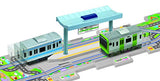 Panel World Run Commuter Train Stop Go E235 Series Yamanote Line E233 Series Keihin Tohoku Line Set