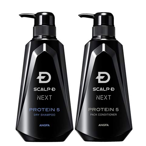 ANGFA Scalp D Next Protein 5 Classic 2-Point Dry Set (Shampoo & Conditioner) Scalp Shampoo [For Dry Skin] Scalp Shampoo Starting in Your 20s