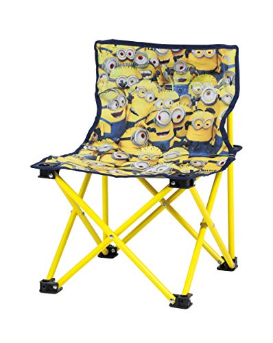 Captain Stag Minions UY-8033 Outdoor Chair, Compact Chair, With Rear Pocket, Minion3D