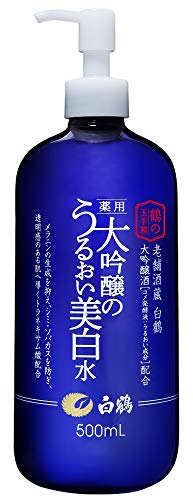 Hakutsuru Sake Brewery Cosmetics Hakutsuru Tsuru Tamatebako Medicinal Daiginjo Moisturizing Whitening Water 500ml 4 Bottles