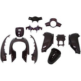 Bike Parts Center (Bike PARTS CENTER) Exterior 11 -piece set Black Honda Giorno AF70 3156