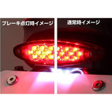 KITACO 801-1083910 LED TAIL LAMP KIT, SUPER SLIM Type, Compatible with Normal Carrier, Monkey, Gorilla Red