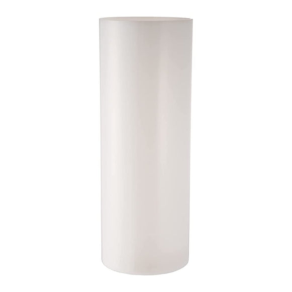 FOYER Unbreakable Vase Flower Base Interior Polycarbonate Cylinder Height 40 cm Width 15 cm 2300010WH