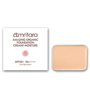 Amritara Amazing Organic Foundation Creamy Moisture Refill M1 Very Light Ocher SPF50+ PA++++