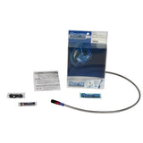 Swage LINE GSX-R1000 07-08 RAC525 Clutch Hose Kit, Aluminum (Red/Black) Clear Hose,