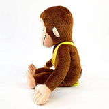 Curious George Classic George Plush Toy, Size L, Seat Height 11.8 inches (30 cm)