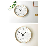 KATOMOKU plywood clock natural sweep (continuous second hand) km-33L 12.0 inches (304 mm) (quartz watch)