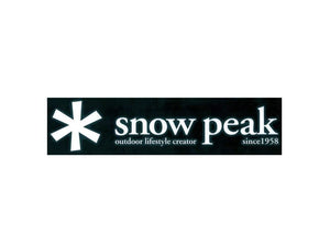 Snow Peak NV-008 Snow Peak Logo Sticker, Asterisk, L