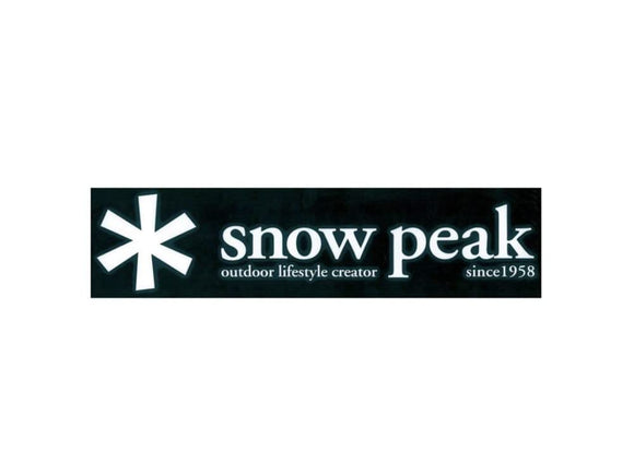 Snow Peak NV-008 Snow Peak Logo Sticker, Asterisk, L