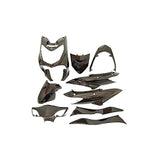 Bike Parts Center 305801 YAMAHA SIGNUS X SE44J EXTERIOR SET, 9-Piece Set, Brown, Cown, Painted, Genuine Model, Brown