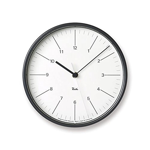 Remnos WR17-10 WH Lemnos Wall Clock, Liki Steel Clock, Analog, White