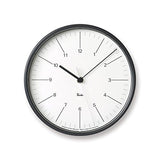 Remnos WR17-10 WH Lemnos Wall Clock, Liki Steel Clock, Analog, White