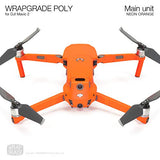 WRAPGRADE POLY for DJI Mavic 2 Skin Seal Body (Neon Orange)